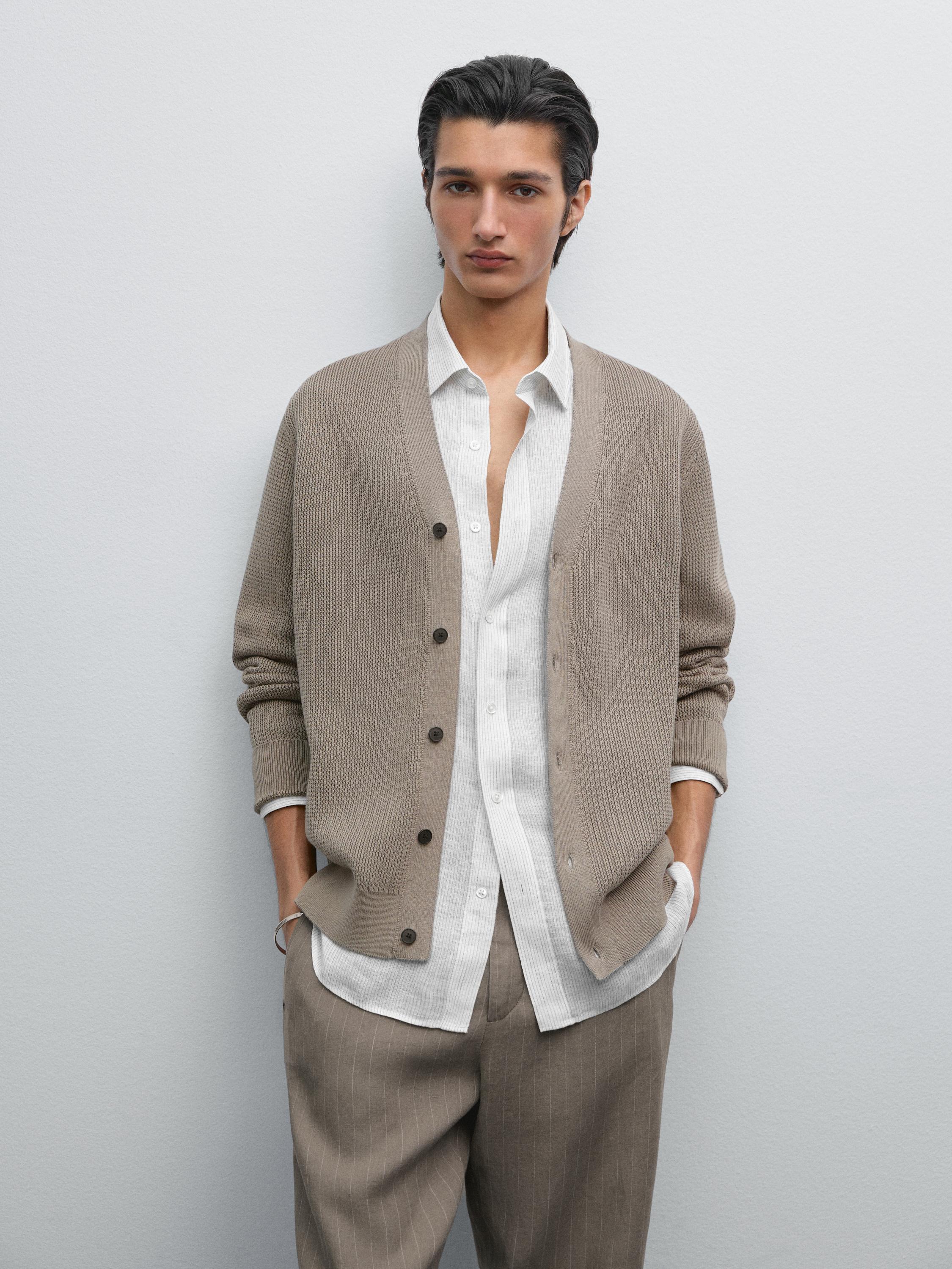 Cardigan 100 % coton