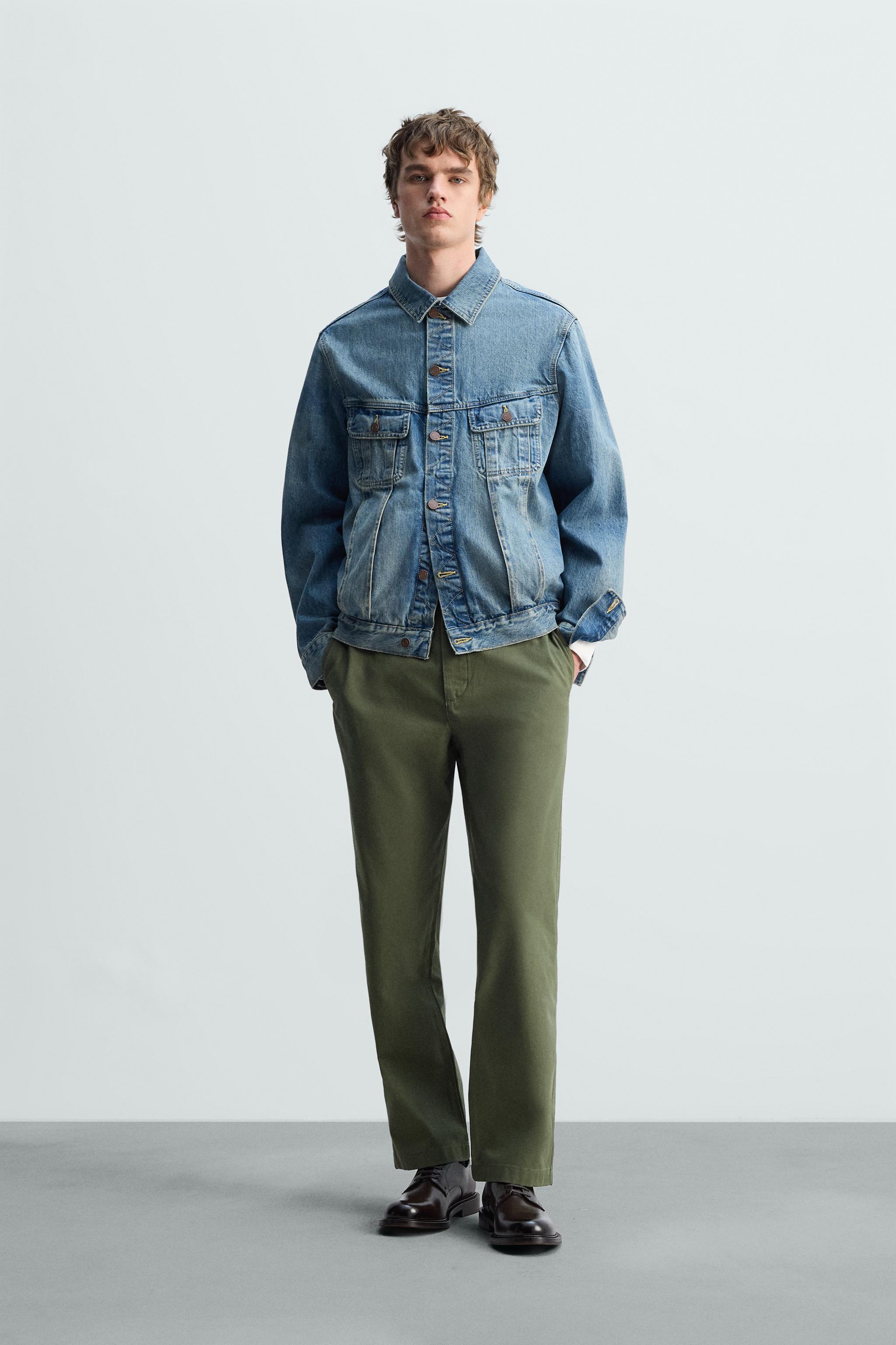 PANTALÓN CHINO STANDARD FIT - Khaki | ZARA Chile