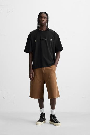 ダイスプリントTシャツブラック0ZaraのダイスプリントTシャツ - ブラック - 画像 0