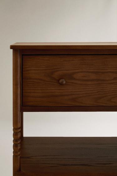 ASH WOOD CONSOLE - Dark brown by Zara - Image 3