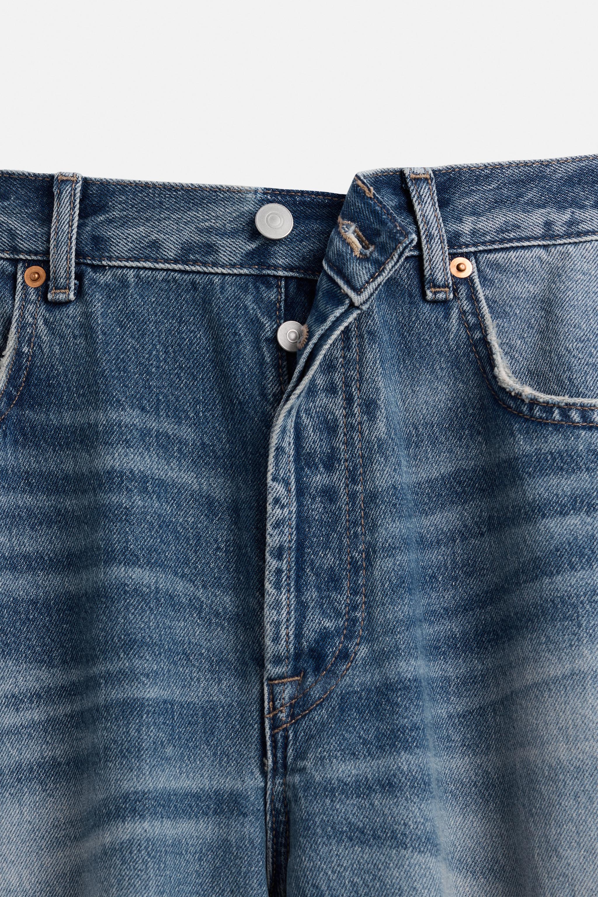 BAGGY FLARE FIT JEANS - Mid-blue | ZARA United States BAGGY FLARE FIT JEANS - Mid-blue | ZARA United States