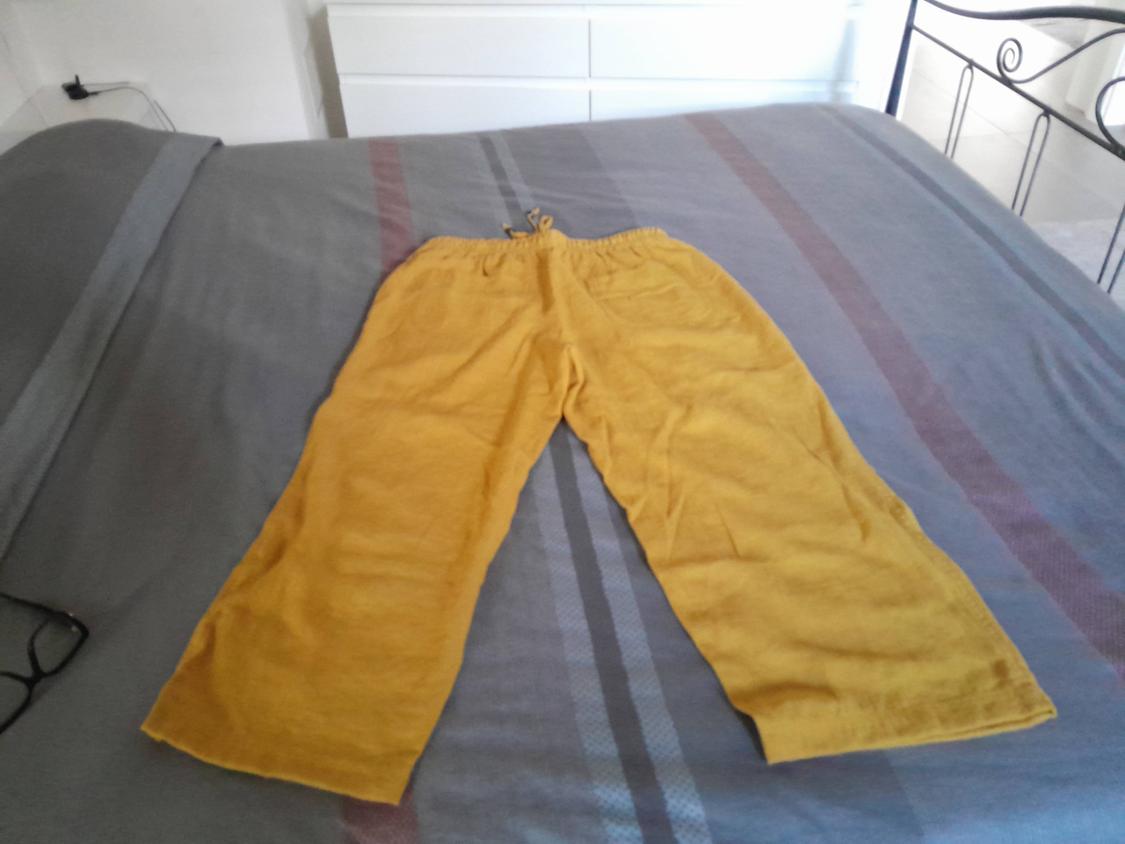 RUSTIC TROUSERS WITH ELASTIC WAIST - Image 4