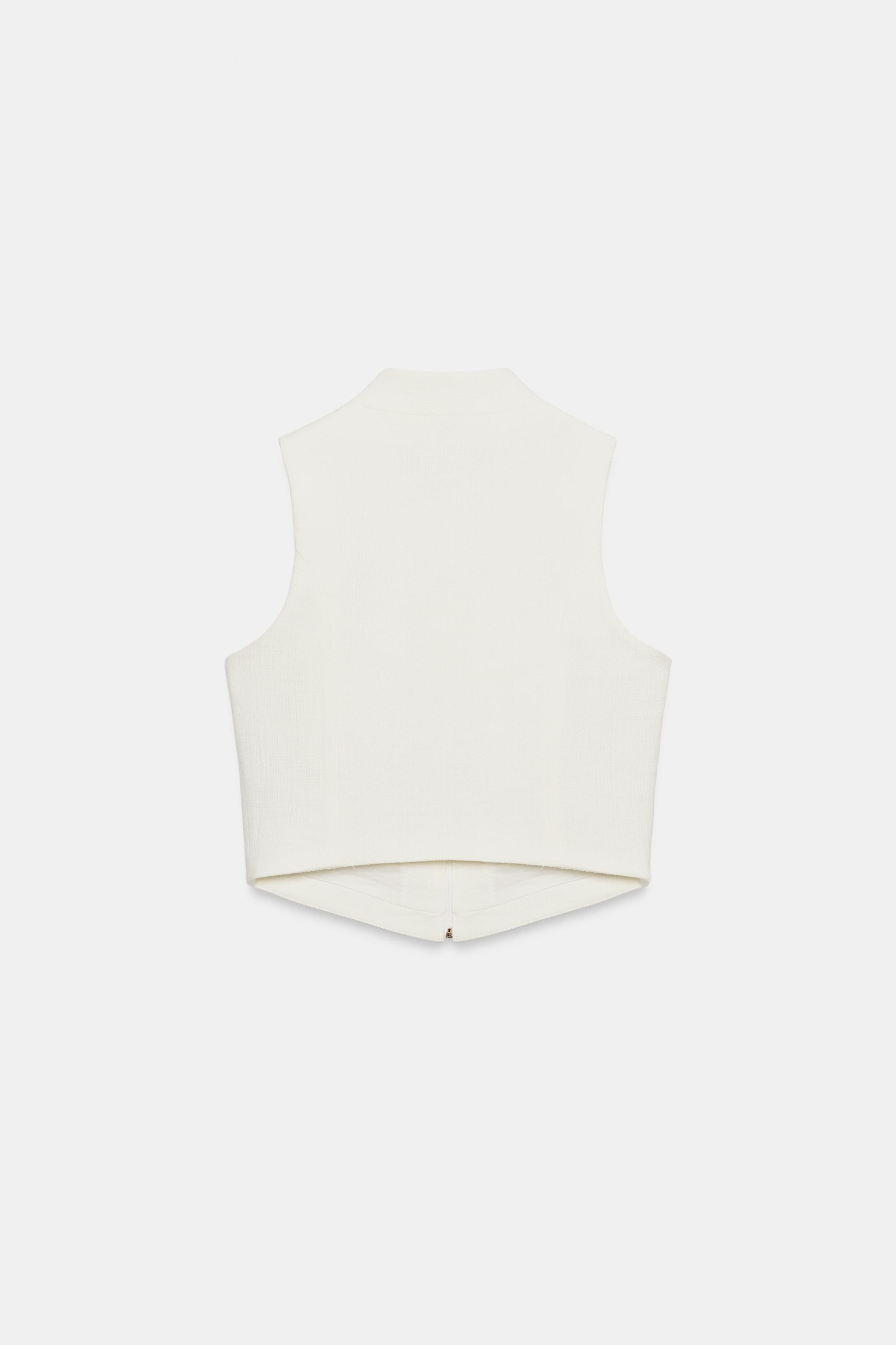 Zara Halter Düğmeli Yelek görsel 7