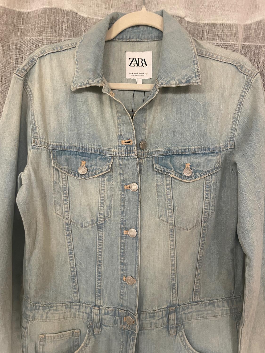 TRF STRAIGHT CUT DENIM JUMPSUIT - Image 3