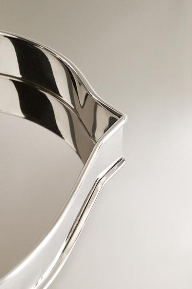 PLATEAU ACIER ARGENTÉ - Argent de Zara - Image 3