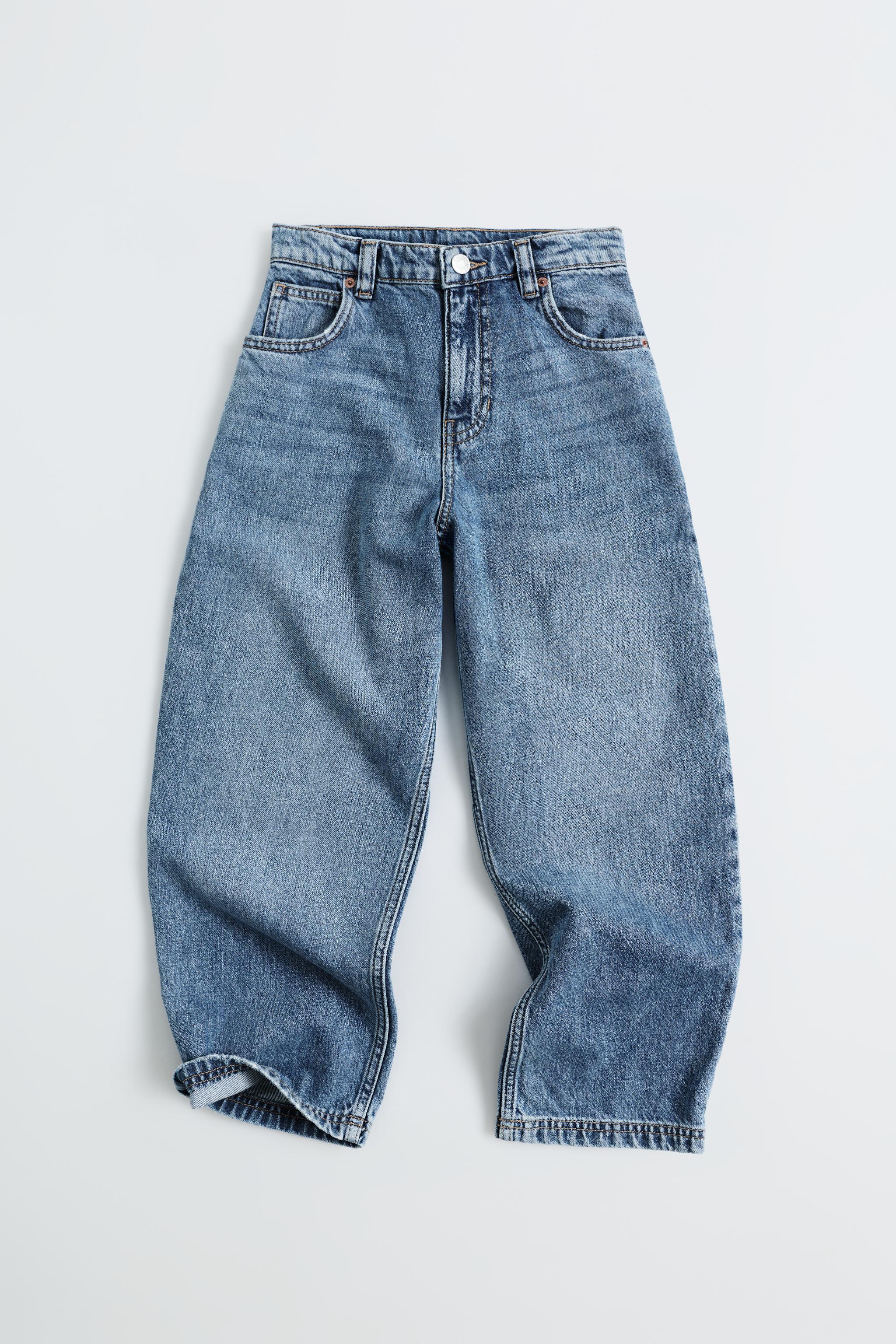 RELAXED BAGGY DENIM — Blue