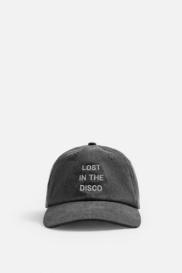 CASQUETTE DÉLAVÉE BRODÉE - Noir de Zara - Image 4