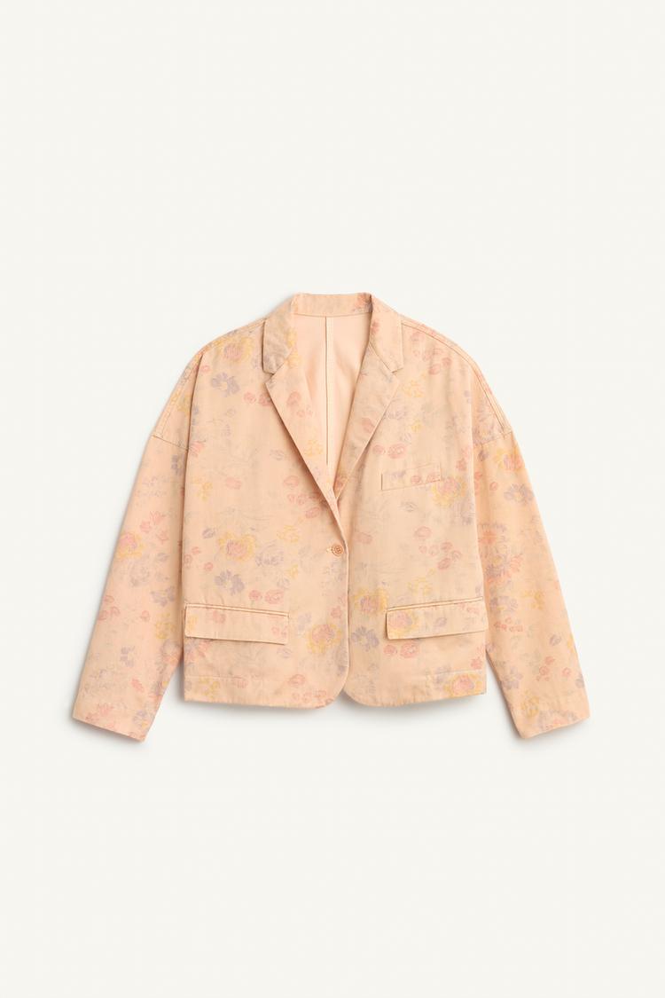 Blazer con flores 5