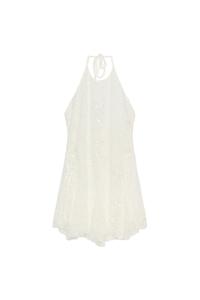 sachin and babi light blue dress ZARA WOMEN EMBROIDERED EYELET DRESS ZW COLLECTION WHITE SZ S | 2922/274