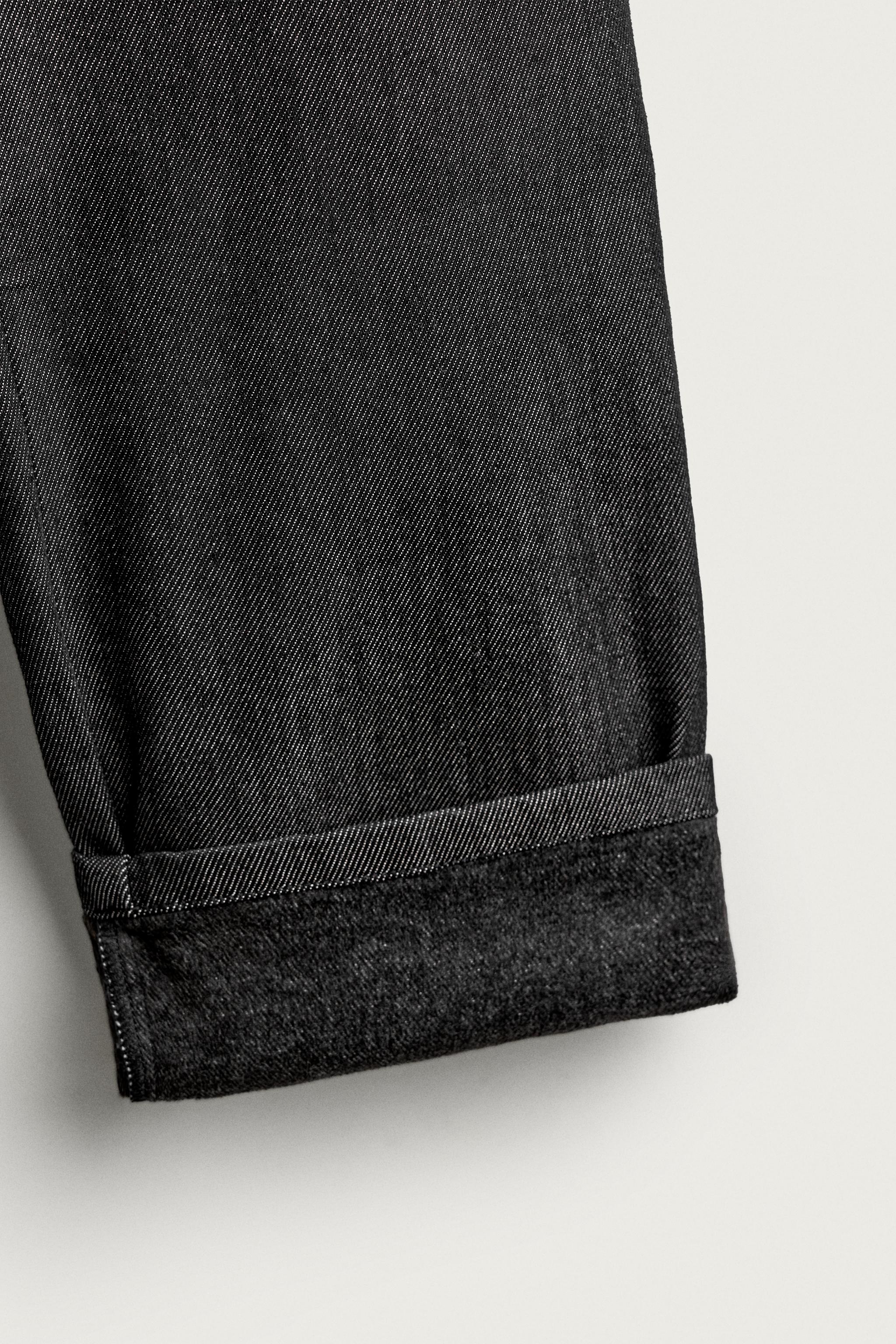 Мужские джинсы Zara THERMAL STRAIGHT FIT JEANS — фото 12