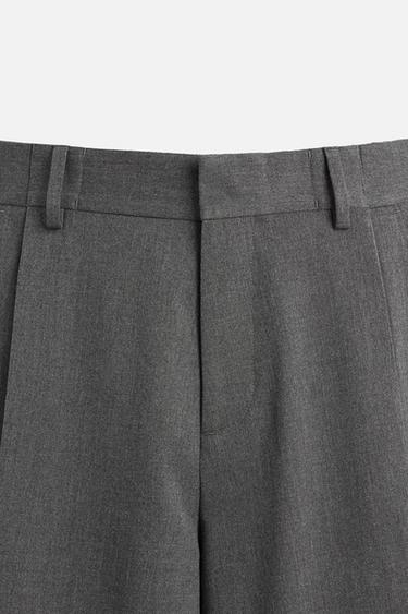 PANTALON FLARE COUPE LARGE - Gris de Zara - Image 7