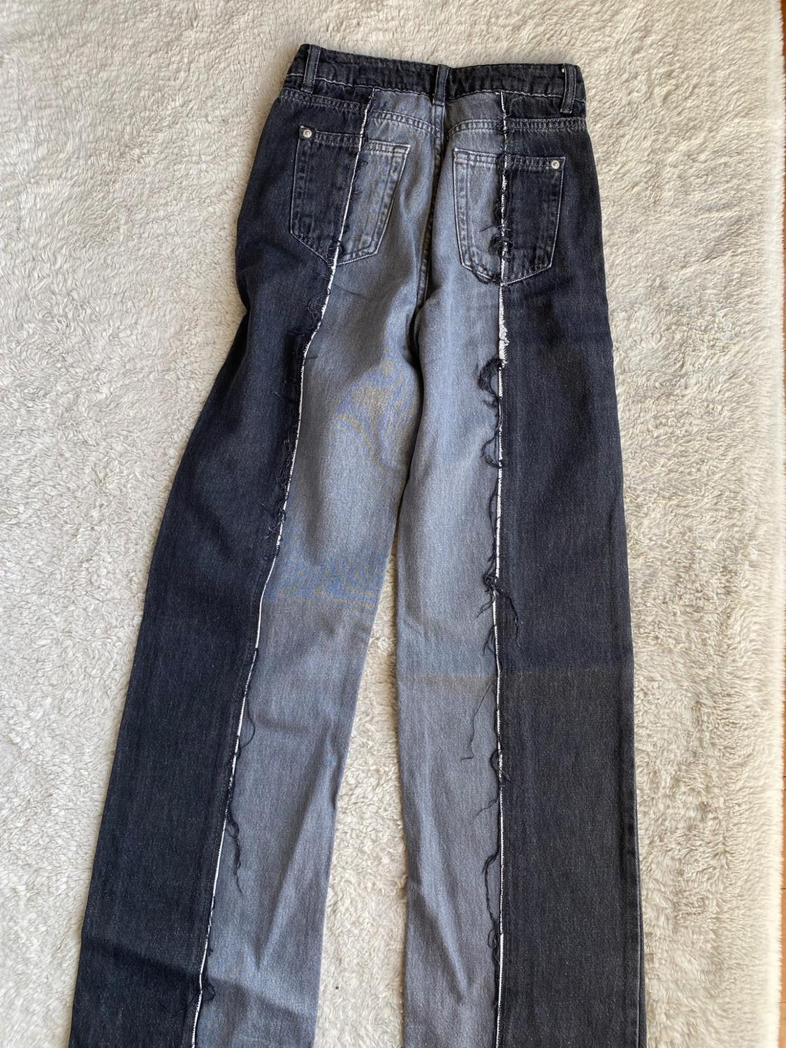 Z1975 WIDE-LEG HIGH-WAIST COMBINED JEANS - Image 5