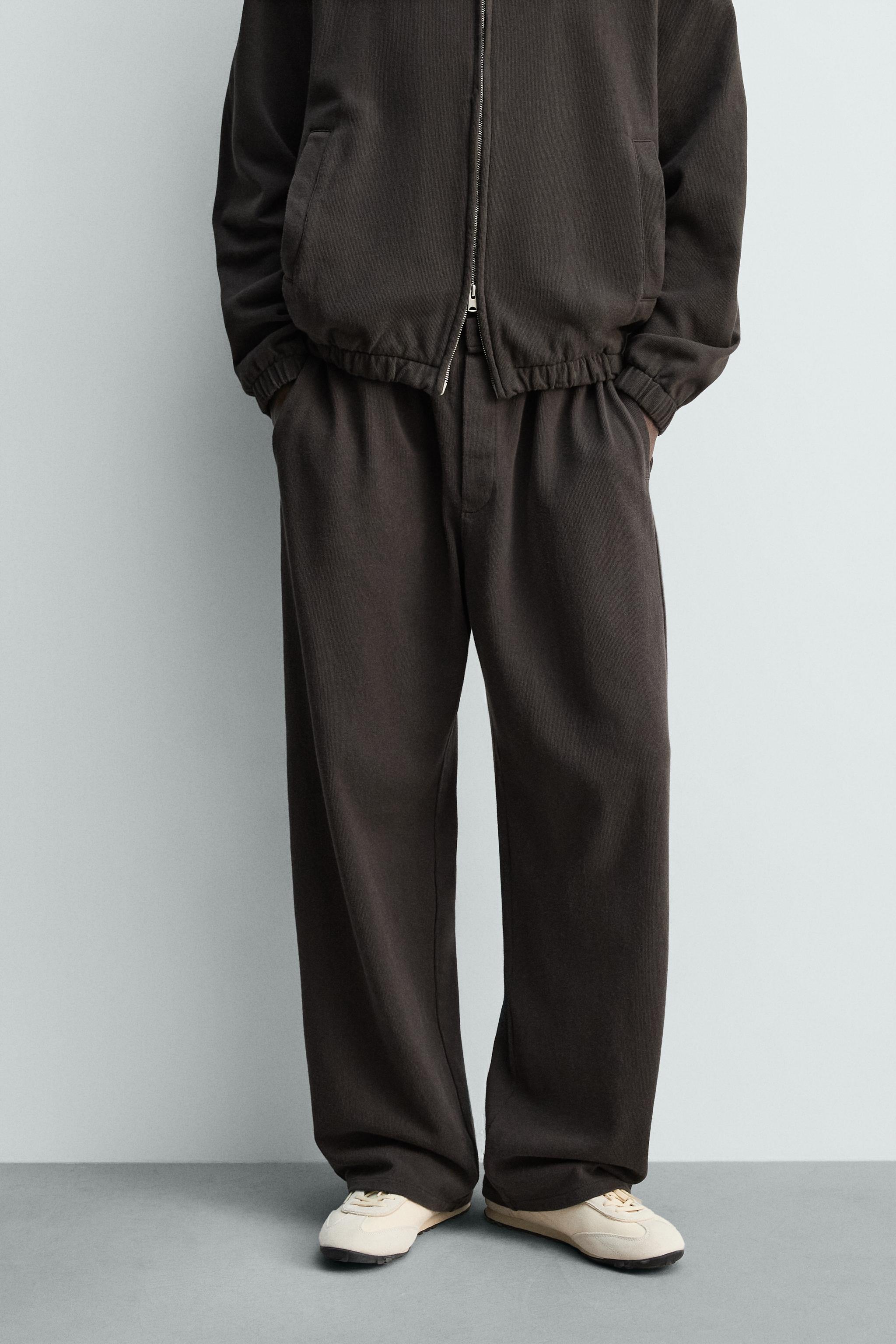PANTALON DE JOGGING EN MAILLE DÉLAVÉ