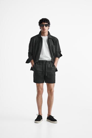 CHAUSSURES EN CUIR CASUAL - Noir de Zara - Image 0