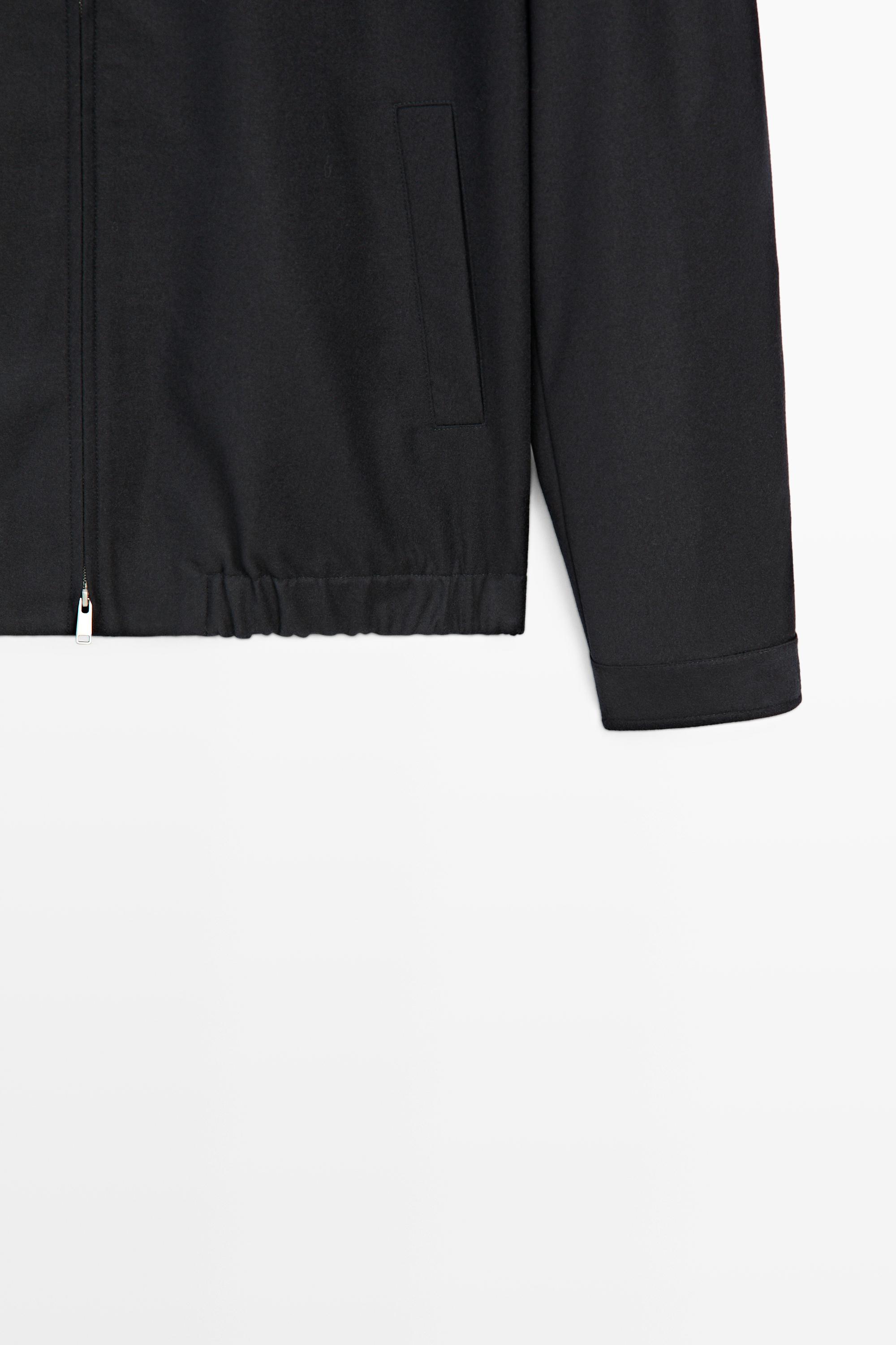 100% Wool Bomber Jacket Total Look