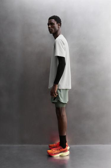 BASIC TECHNICAL T-SHIRT - Light grey by Zara - Image 3