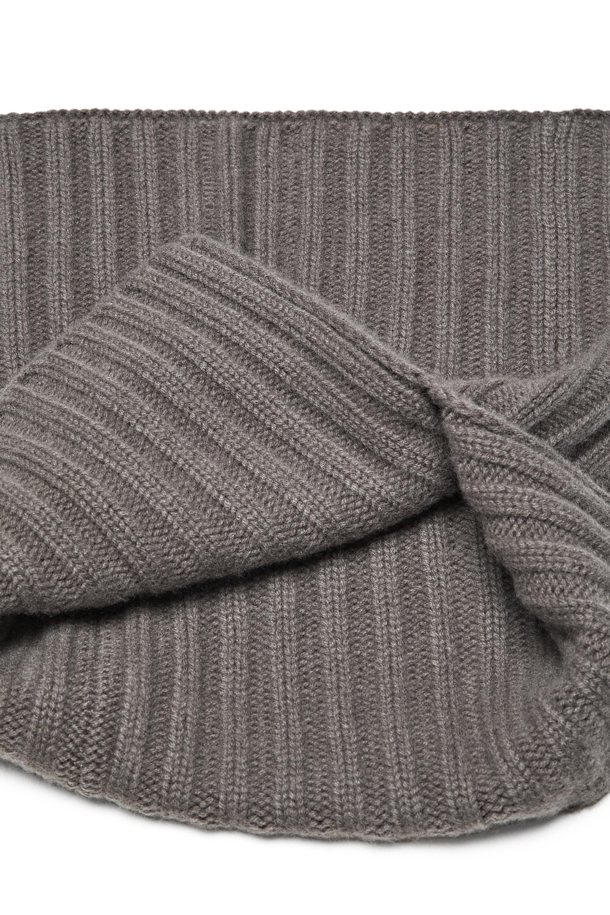 Wool-cashmere knit infinity scarf - LIMITED EDITION