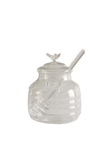 إناء عسل من زجاج البورسليكات مزين بنحلة - شفاف الخاص بـ Zara