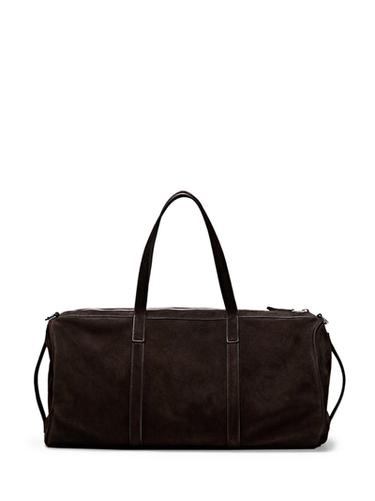 Zara Suede leather travel bag - Brown