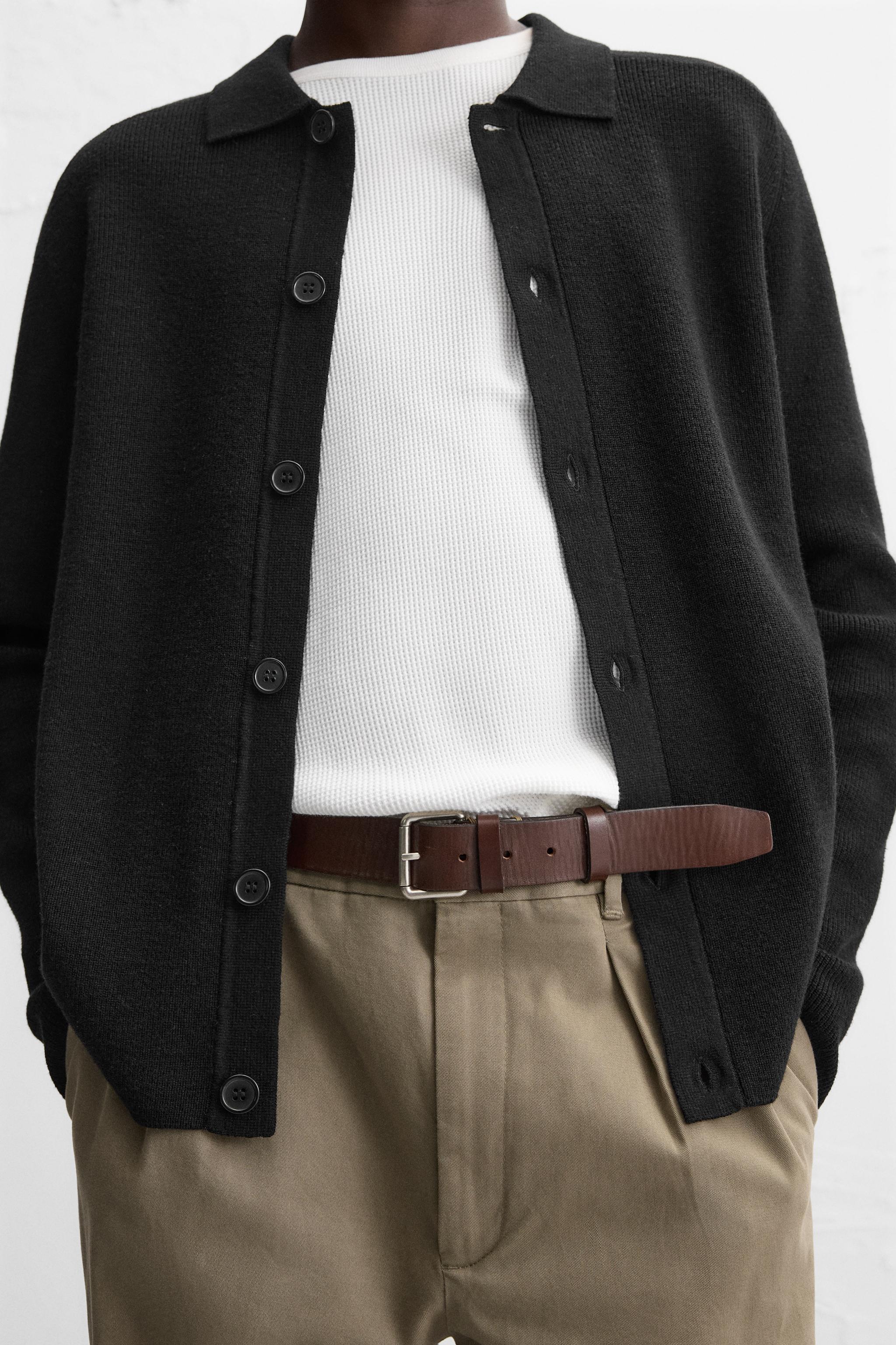 ウールカーディガン - ブラック | ZARA Japan / 日本