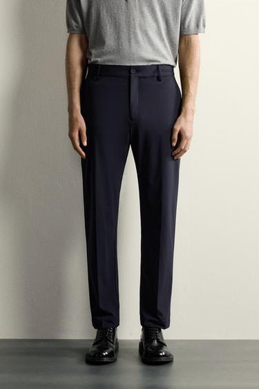 COMFORT SUIT SLIM FIT TROUSERS - navy by Zara