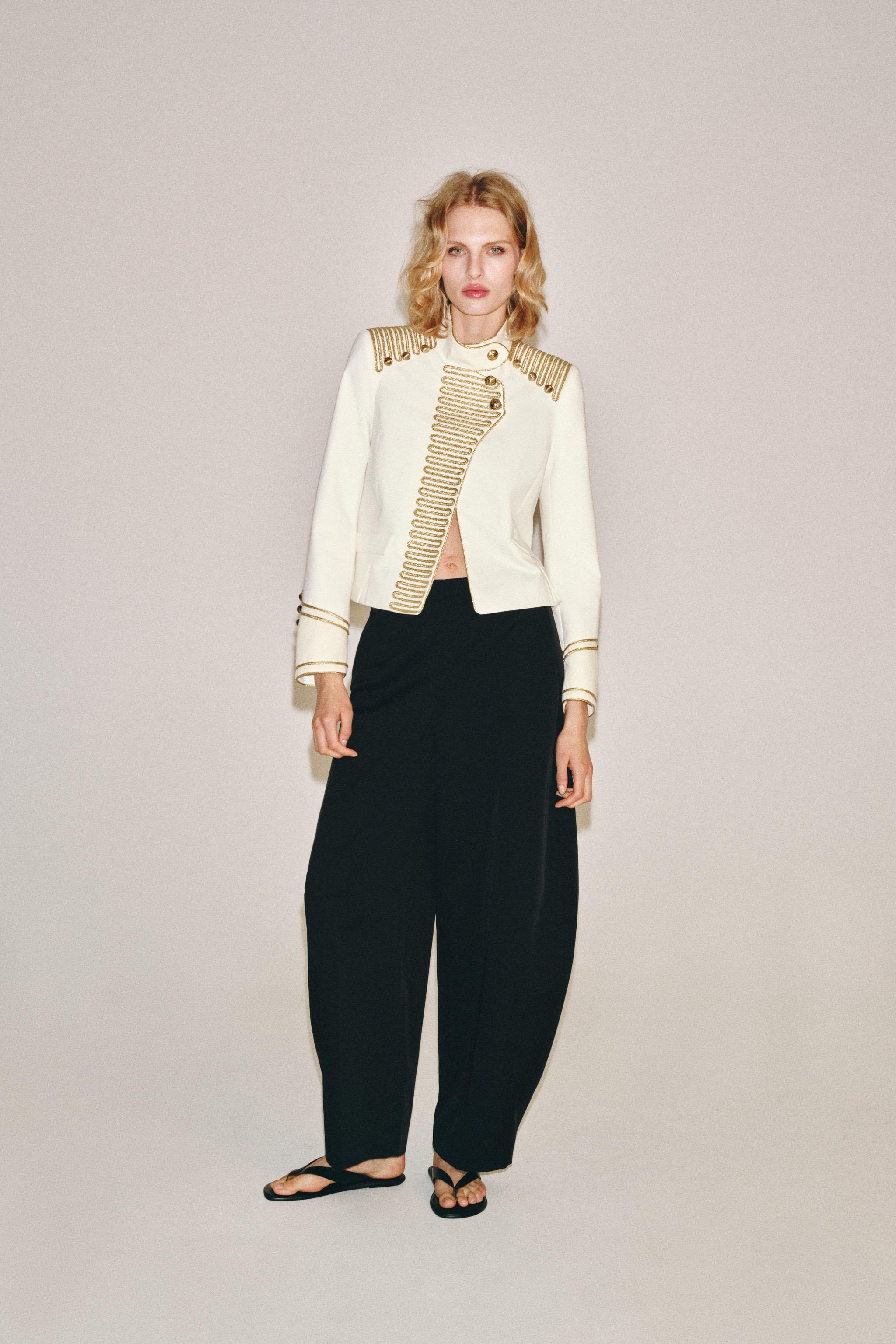 Zara ZW COLLECTION GENİŞ PAÇA PANTOLON