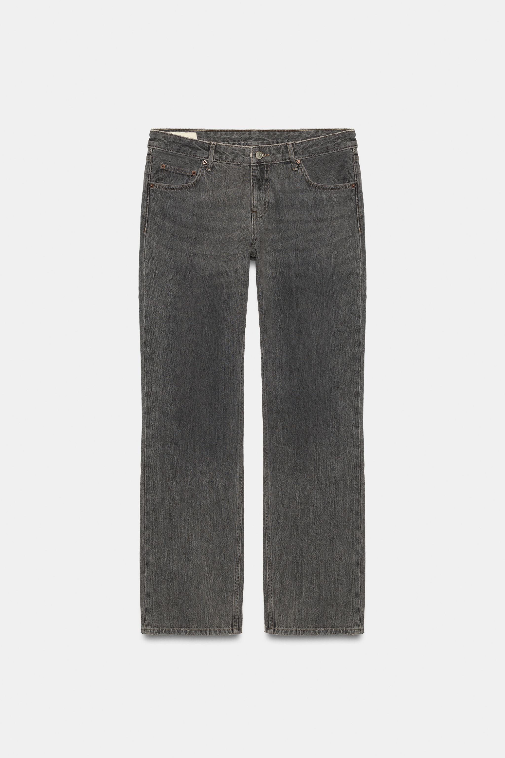 Low-Rise Straight Fit Trf Jeans by Zara