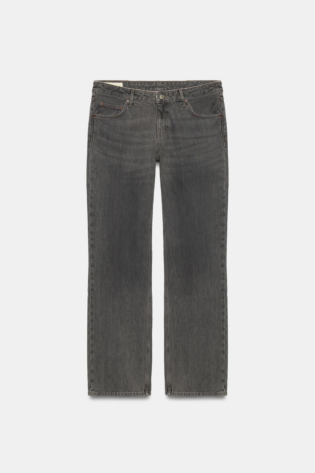 STRAIGHT-LEG LOW-RISE TRF JEANS