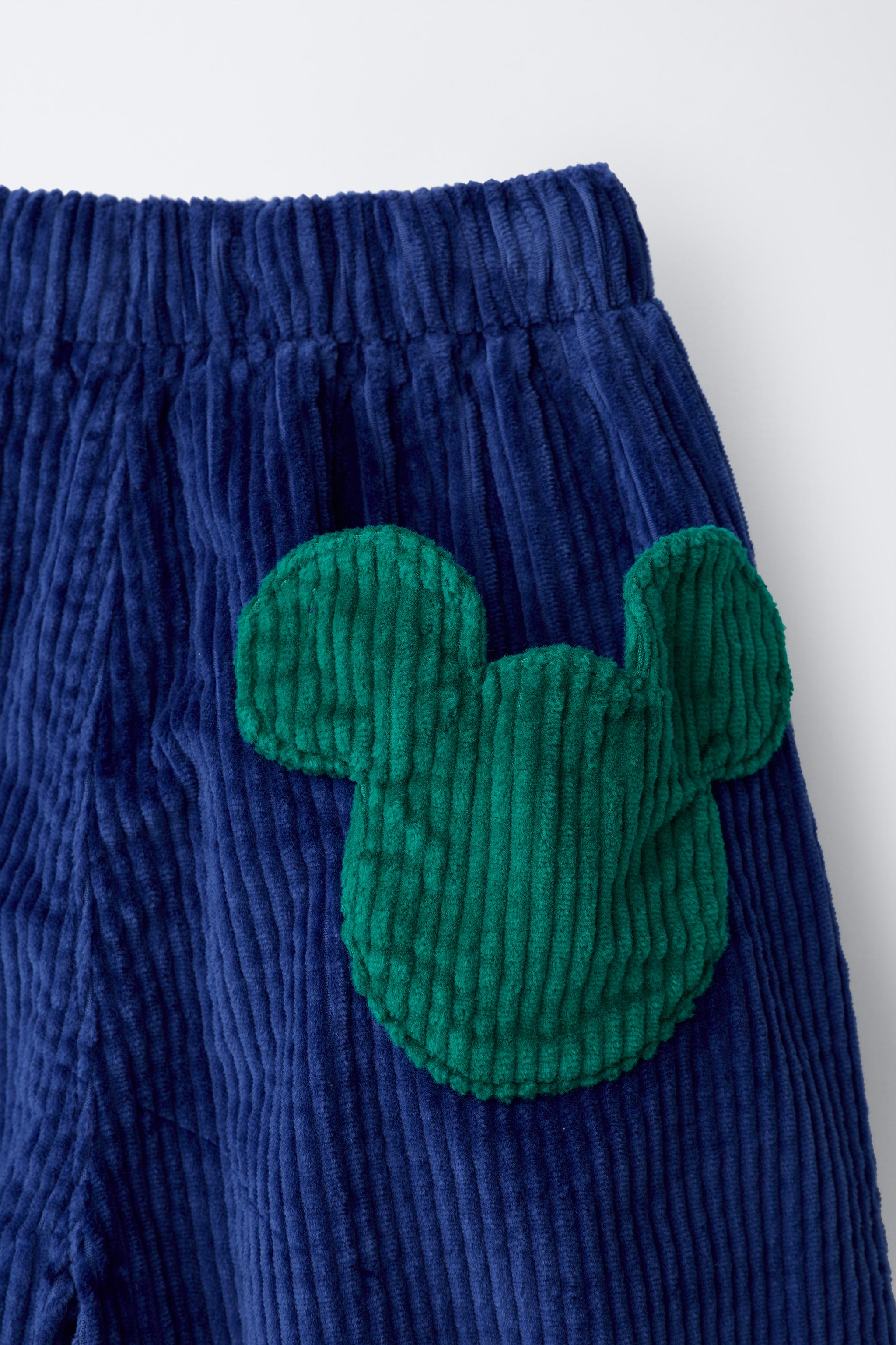 PANTALON BALLOON EN VELOURS CÔTELÉ MICKEY MOUSE © DISNEY