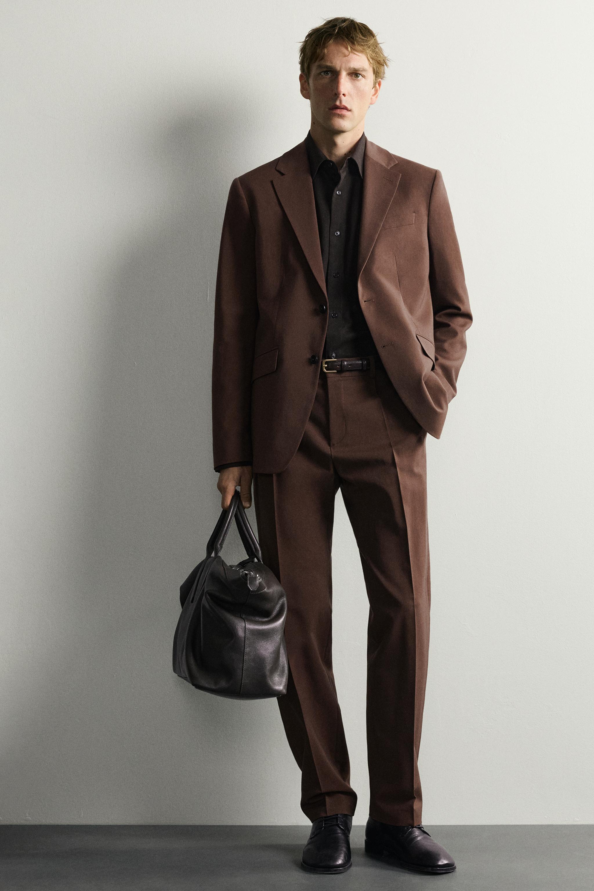 Zara REGULAR FIT TAKIM BLAZER görsel 8