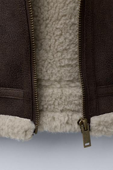 DOUBLE-FACED JACKET - Brown by Zara - Image 6