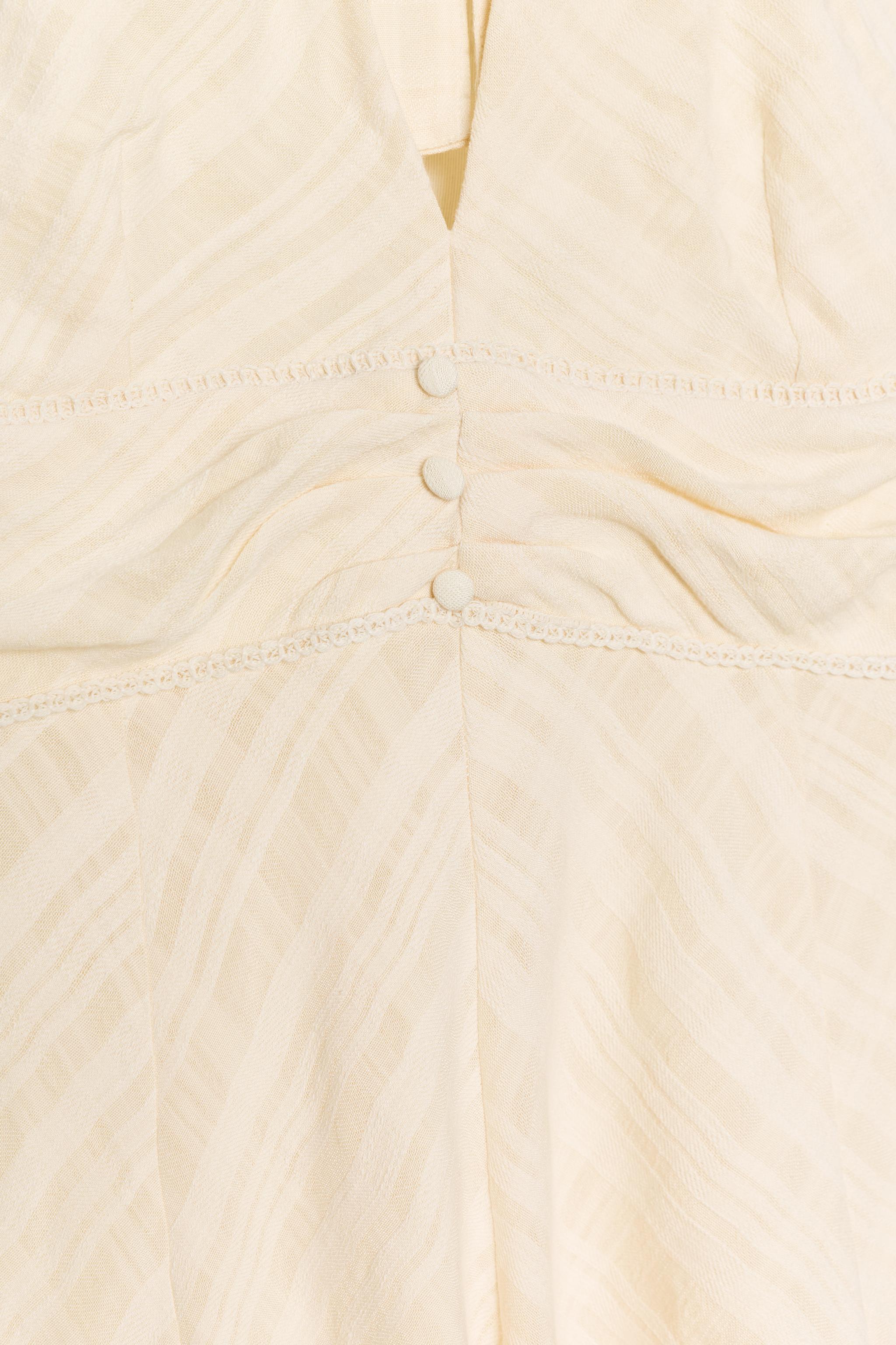 RUSTIC HALTER NECK MINI DRESS