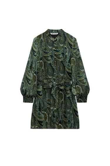 VESTIDO CAMISERO ESTAMPADO