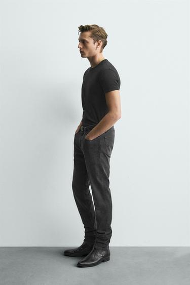 Zara LIMITED EDITION SKINNY FIT JEANS - Gray