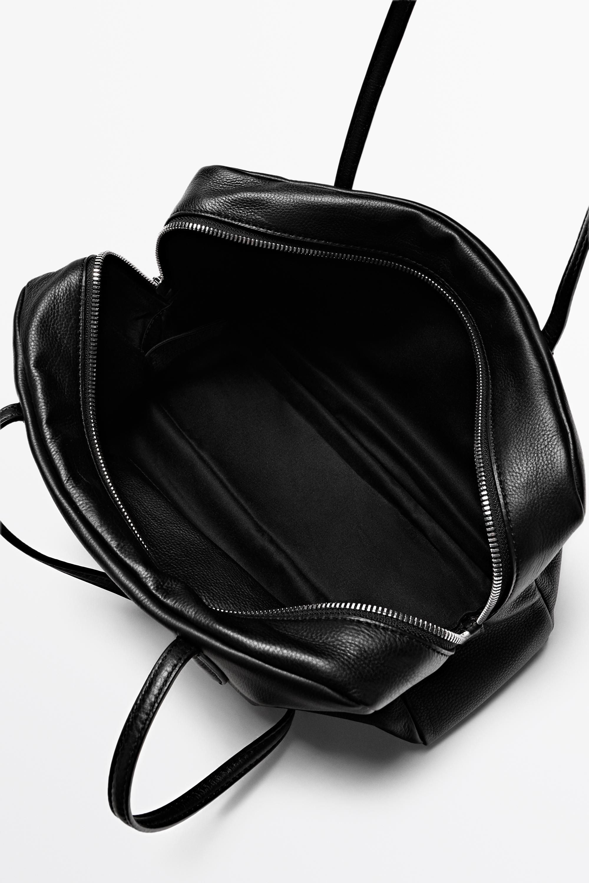 Nappa leather mini duffle bag
