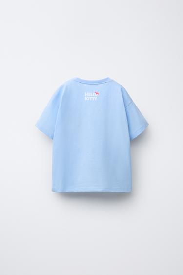 T-SHIRT IMPRIMÉ HELLO KITTY © SANRIO - Bleu clair de Zara - Image 1