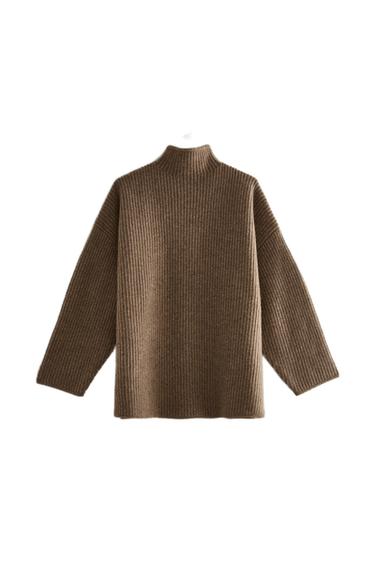 JERSEY CASHMERE - Marrón / Topo de Zara