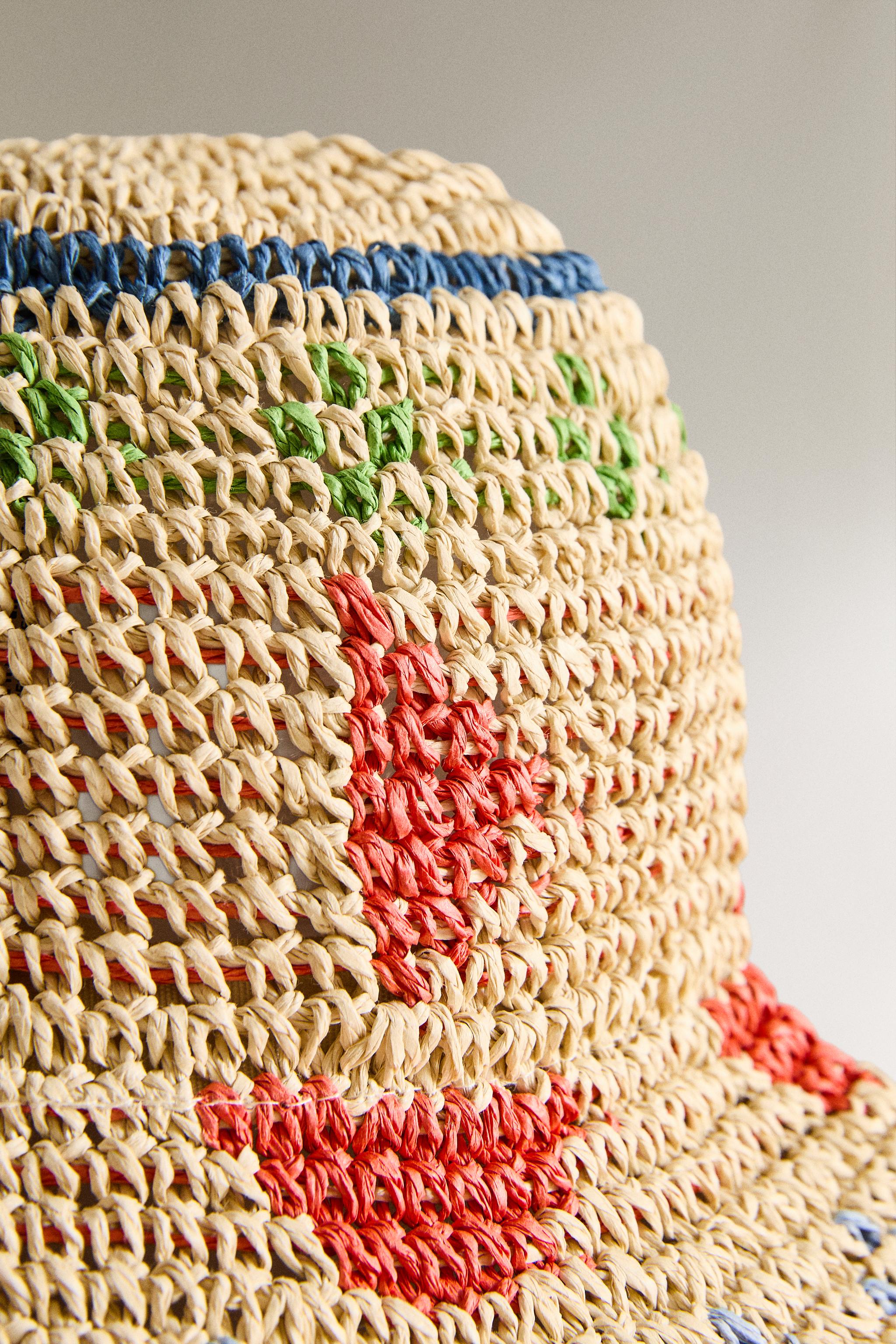 CHAPEAU DE PLAGE EN PAPIER IMPRIMÉ ENFANT