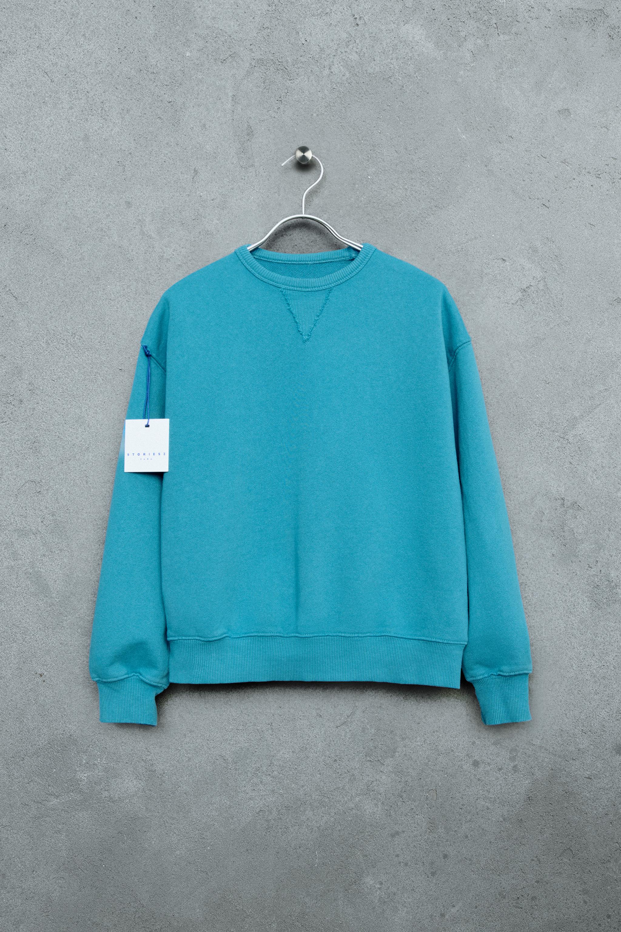STORIESZ - SWEAT EN MOLLETON COL ROND
