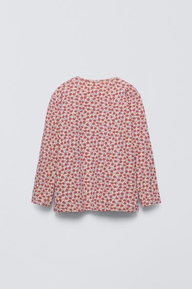 6-14 YEARS/ PYJAMAS WITH FLOWERS - Burgundy by Zara - Image 2