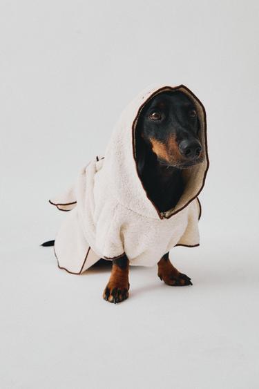 PEIGNOIR COTON ANIMAUX - Écru de Zara - Image 6