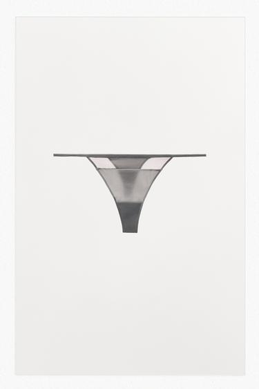 COMBINED TULLE THONG - Greys by Zara