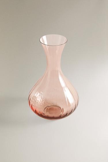 KRYSTALLINSK KANDE MED RELIEFDESIGN - rosa fra Zara
