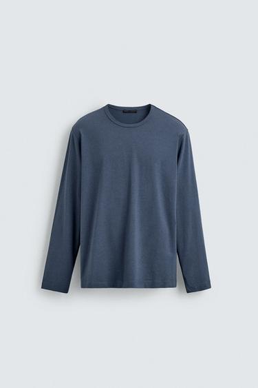 CONJUNTO DE PIJAMA XADREZ - Azul-médio da Zara