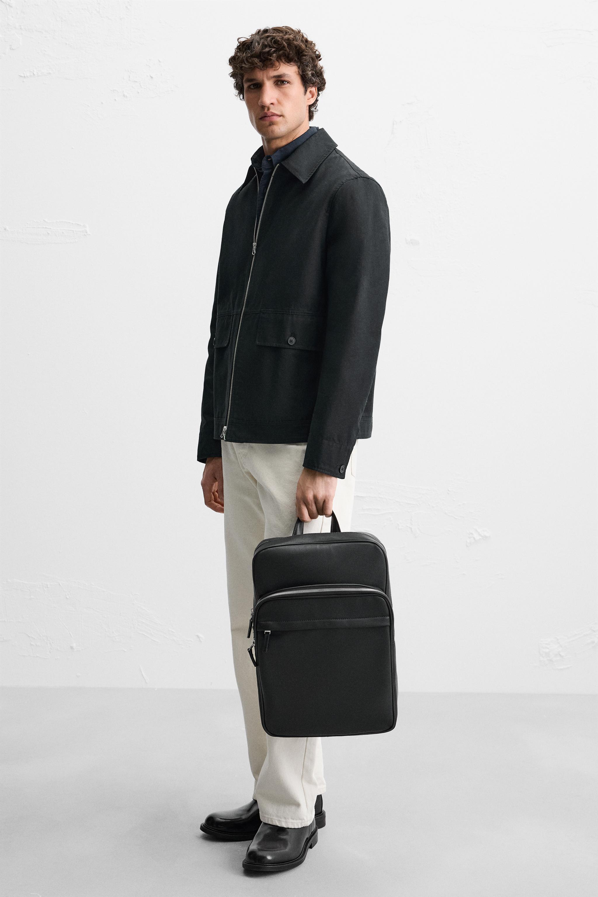 TEXTURED BACKPACK - Black | ZARA South Africa