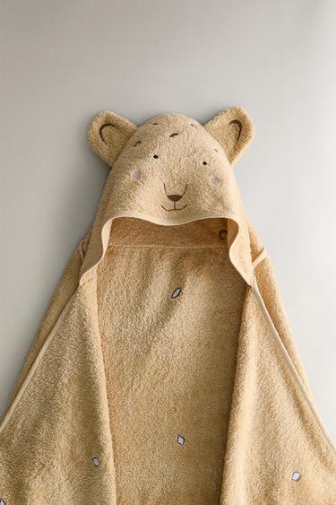 BABY-KAPUZENHANDTUCH GEPARD - Ocker von Zara - Bild 0