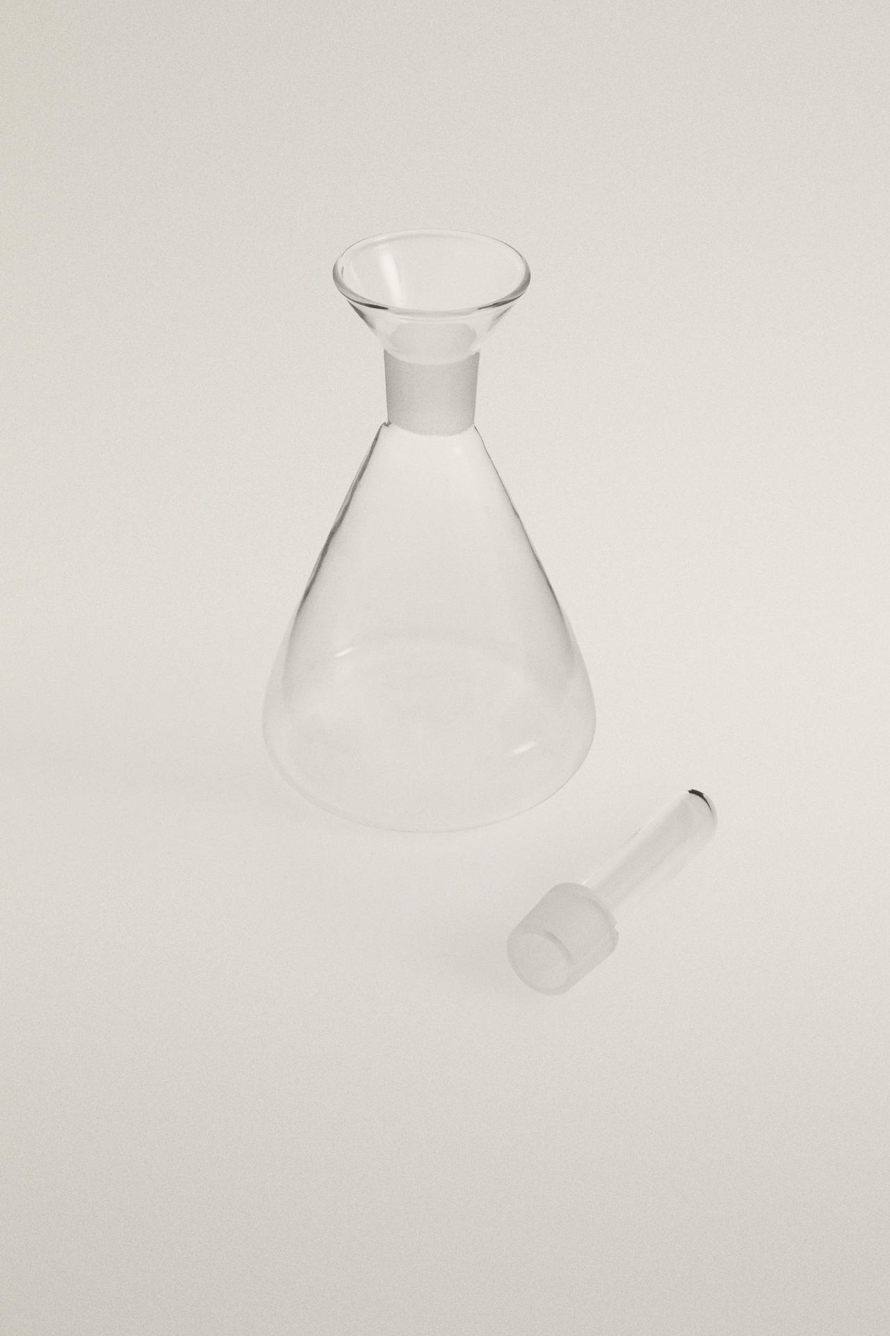 BOROSILICATE GLASS OIL/VINEGAR BOTTLE — Transparent