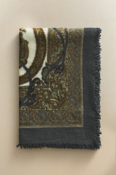 WOOL THROW - Ecru by Zara - Image 4