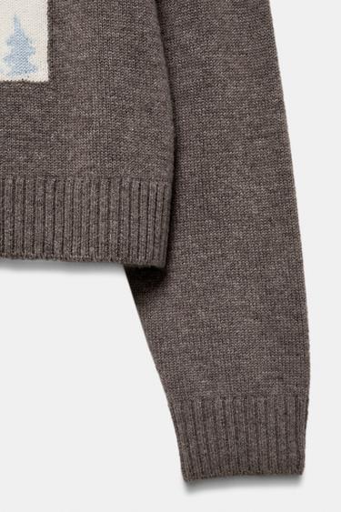 90% WOOL SKI COLLECTION JUMPER - Mink by Zara - Image 7