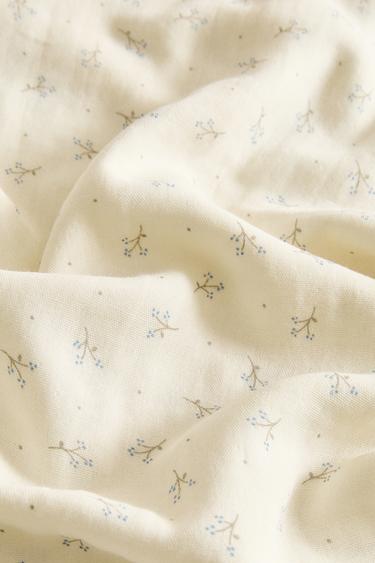 LOT LANGES EN MOUSSELINE ENFANT MINIFLEUR (LOT DE 3) - Blanc cassé de Zara - Image 4